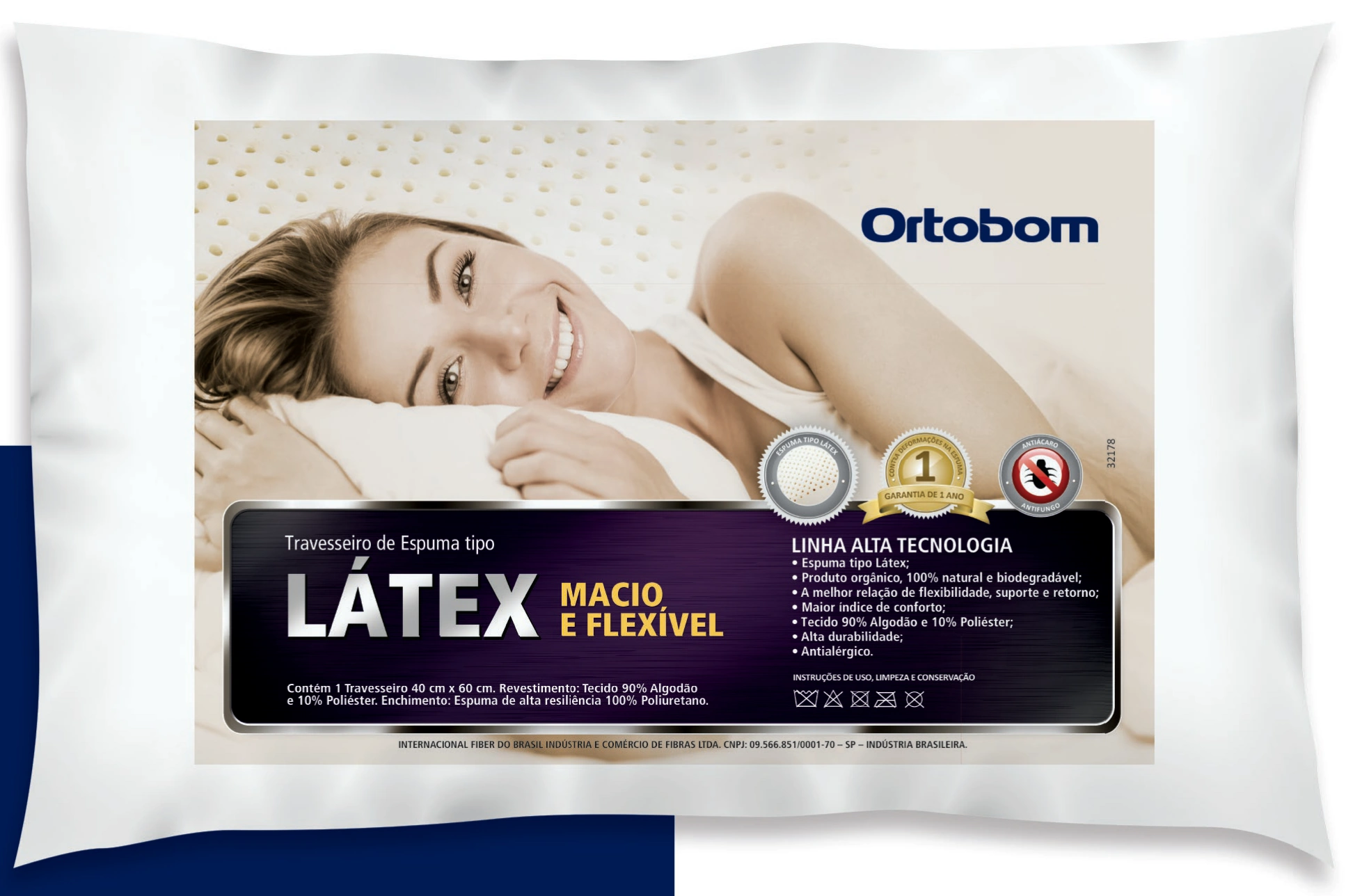 Travesseiro Espuma Látex