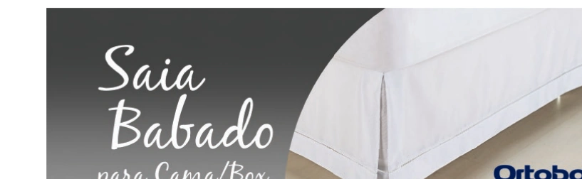 Saia Babado para Cama Box