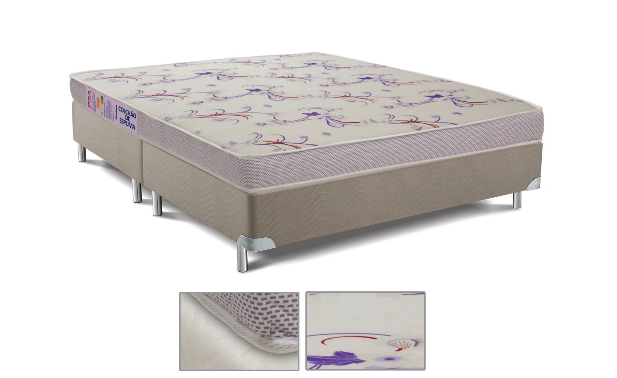 Colchão Ortobom Physical Resistente Liso
